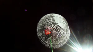 High-altitude balloon burst