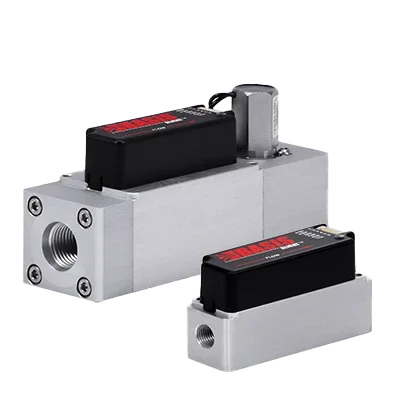 Small MEMS thermal BASIS mass flow meters and controllers from Alicat for small footprints.