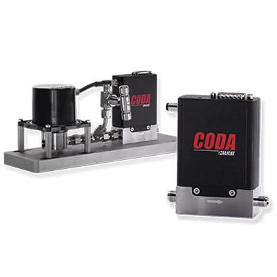 CODA coriolis mass flow meter