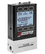 Low pressure drop Whisper meters from Alicat Scientific for processes with limited pressure sources near atmospheric pressure.