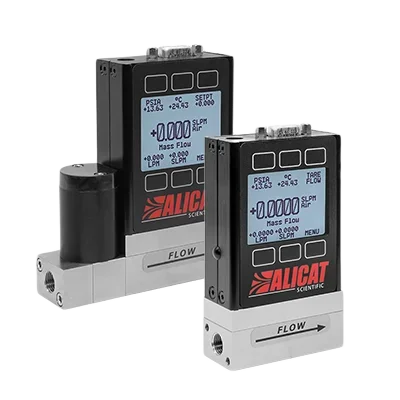 Laminar DP mass flow controllers and mass flow meters from Alicat Scientific for high accuracy, incredible repeatability, and ultra-fast control.