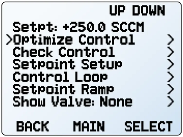 Control menu with Autotune 