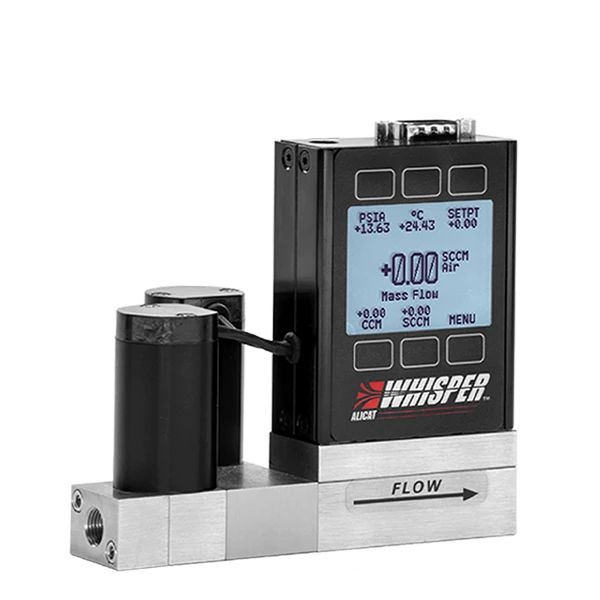 Alicat Low Pressure Drop Mass Flow Controller with Bi-directional flow