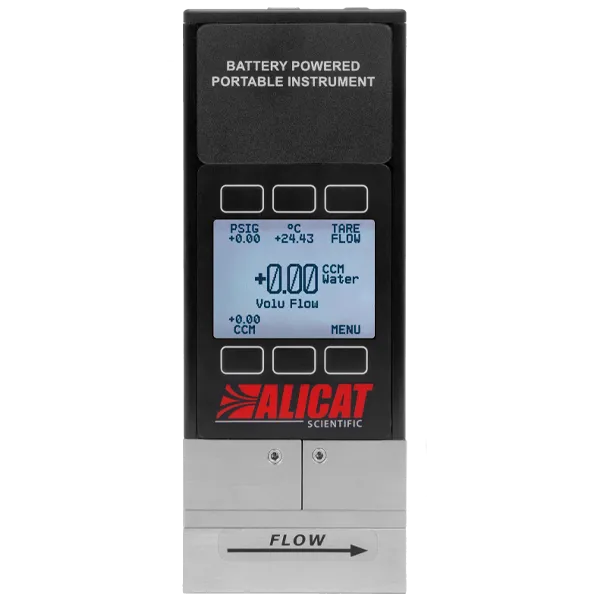 Portable liquid flow meters from Alicat